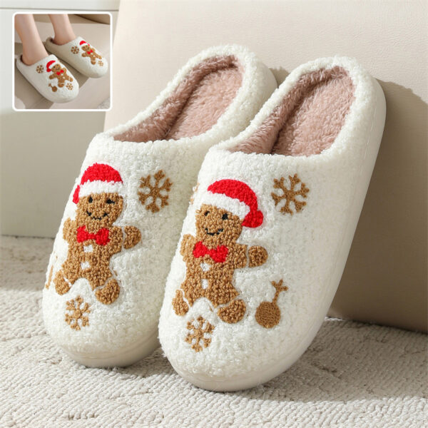 Chaussons de Noël antidérapants pour femmes
